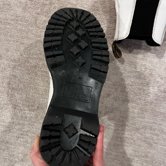 2976 Smooth Leather Chelsea Platform White Quad Dr. Martens size 6 - Picture 6 of 11